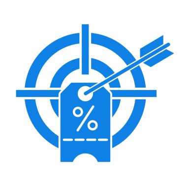 Toplu fiyatlar. İndirim. Beyaz arkaplanda vektör simgesi.