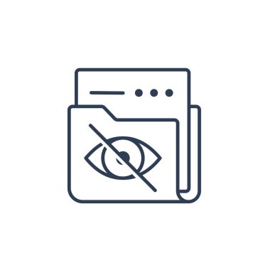 Okunmamış belgeler, mektuplar. Beyaz arkaplanda vektör doğrusal simgesi.