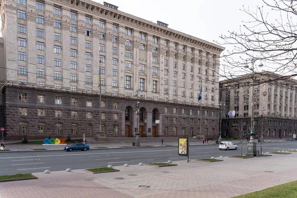 Kiev, Ucrânia, 27 de março de 2020, Kiev em quarentena — Fotografia de Stock