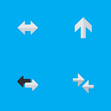 Vektör çizim basit işaretçisini simgeler kümesi. Öğeleri Eurovision Şarkı Yarışması, alma ve diğer eş yukarı, yukarı ve yukarı almak.