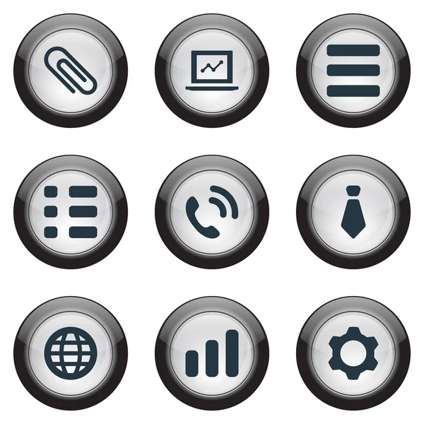 Vektör çizim basit etkileşim simgeler kümesi. Öğeleri görevler, karikatür, kravat ve diğer eş anlamlı sözcükler listesi artış ve hatırlatma.