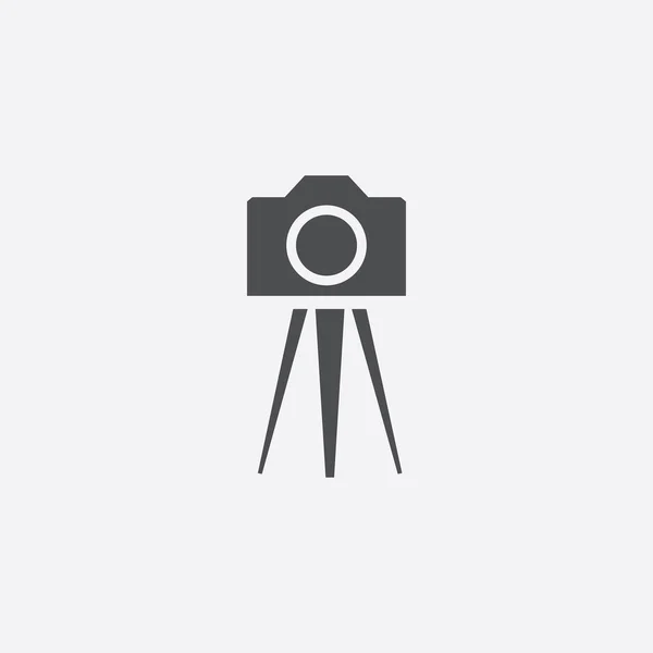 Photo camera tripod icon — Stock Vector