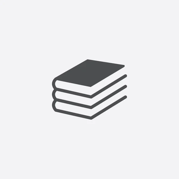 Απλό εικονίδιο βιβλίων — Διανυσματικό Αρχείο