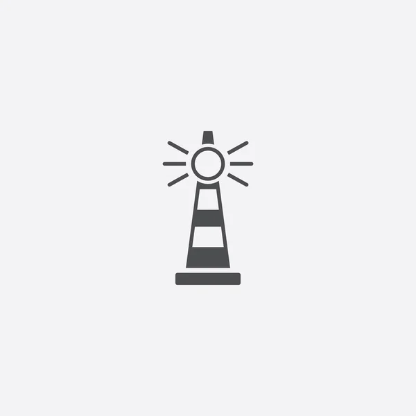Einfaches Leuchtturm-Symbol — Stockvektor
