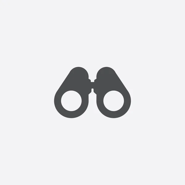 Binoculares simples icono — Vector de stock