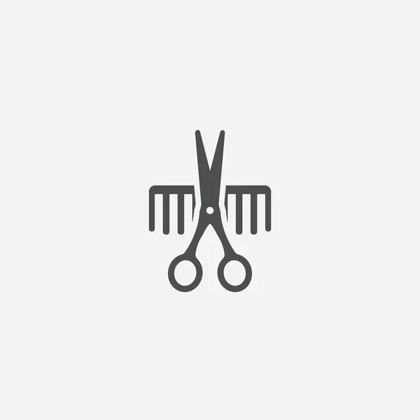 Semplice icona del barbiere — Vettoriale Stock