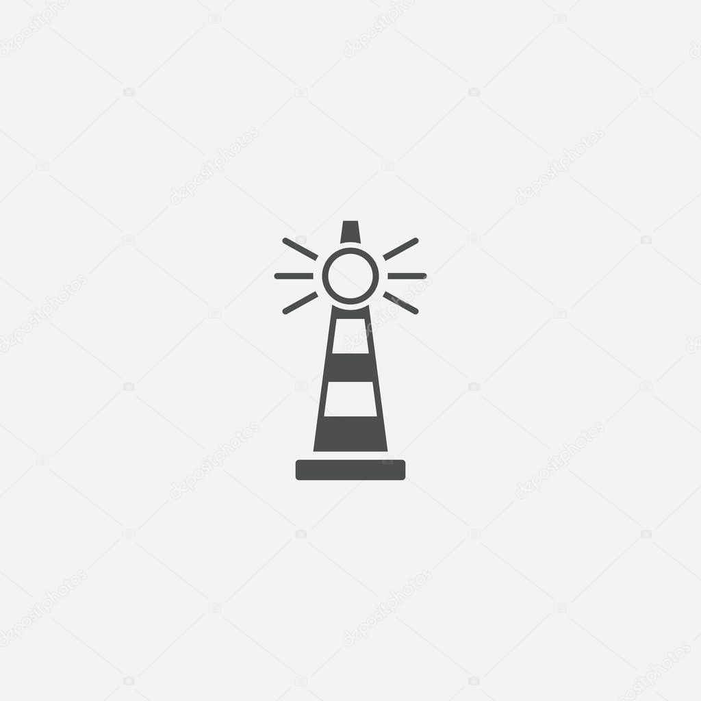 simple lighthouse icon