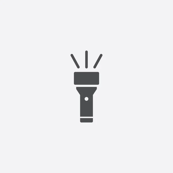 Eenvoudige zaklamp pictogram — Stockvector