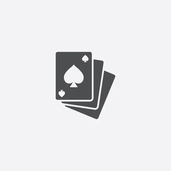 Απλό εικονίδιο πόκερ — Διανυσματικό Αρχείο