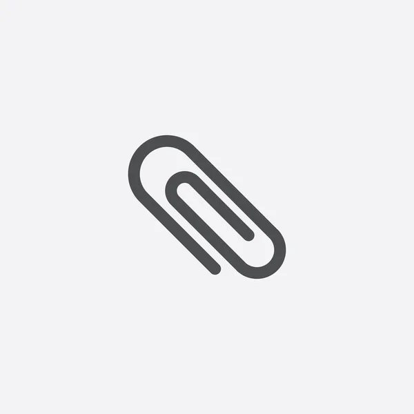 Icono de clip simple — Vector de stock