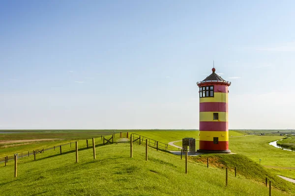 Pilsum Fyr Vallen Östfrisiska Nordsjökusten Tyskland — Stockfoto