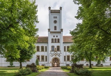 Aurich Castle in the German Town of Aurich, East Frisia, Lower Saxony, Germany clipart
