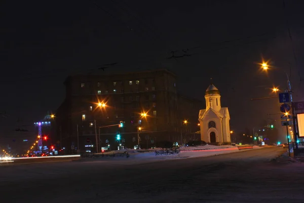 Kapelle Des Heiligen Nikolaus Des Wundertäters Nowosibirsk — Stockfoto