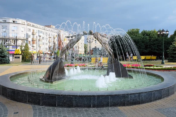 Kharkiv Ucrania Junio 2019 Monumento Los Amantes Que Encuentra Calle —  Fotos de Stock
