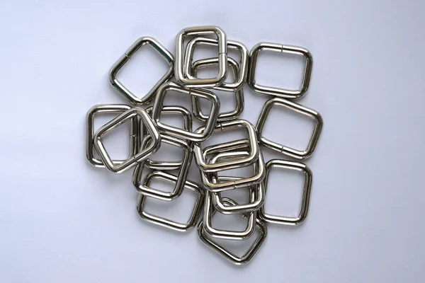 Steel Frame Nickel Plated Accessories Bags Detachable Iron Wire Frame — Stock Photo, Image
