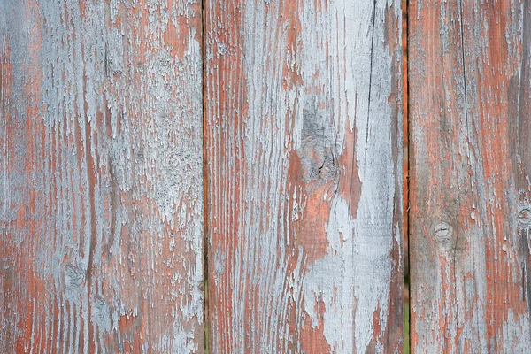 Old Wide Planks Closeup Background Wooden Background Peeling Paint Brown — Stock Photo, Image