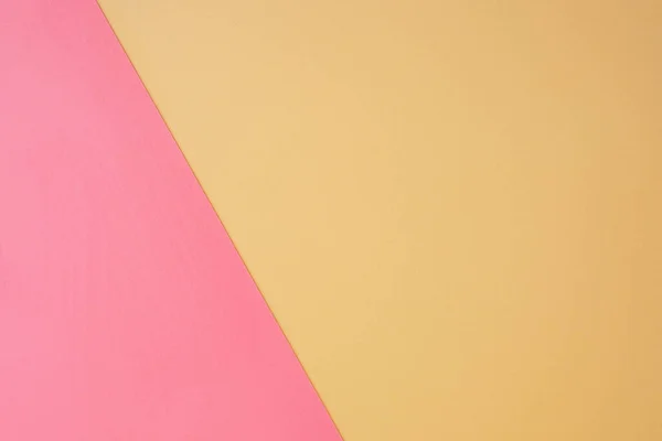 Fondo Abstracto Beige Rosa Fondo Bicolor Dividido Diagonalmente Textura Cartón — Foto de Stock