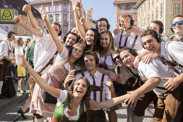 Graz Austria Sep 2019 Festival Anual Otoño Cultura Popular Estiria Fotos De Stock Sin Royalties Gratis