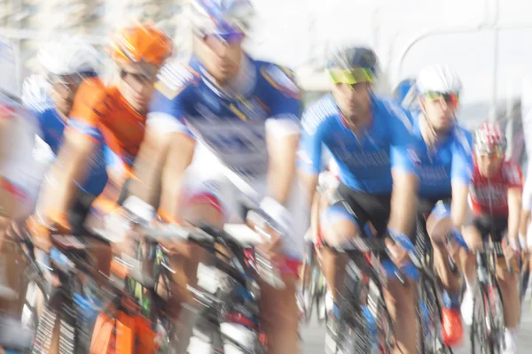 Race fietsers, Motion Blur — Stockfoto