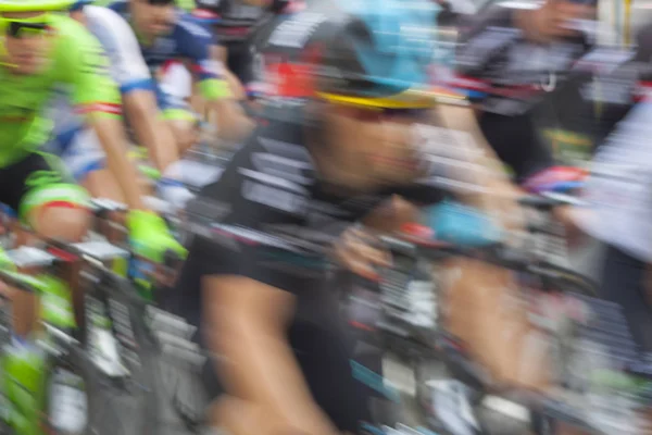 Race fietsers, Motion Blur — Stockfoto