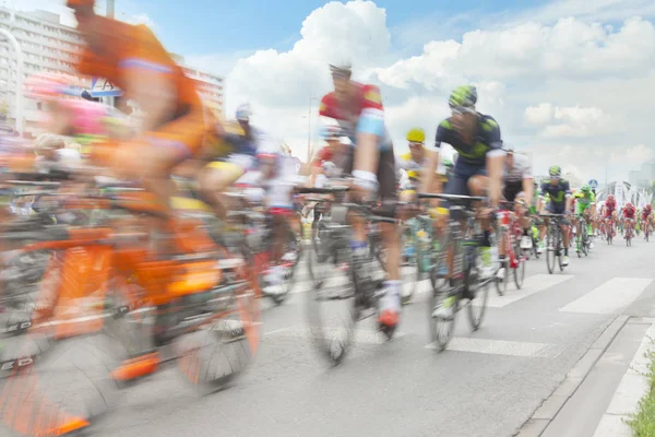 Racing Cyclists, Motion Blur — Stock Photo, Image