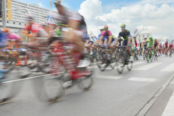 Racing Cyclists, Motion Blur — Stock Photo, Image