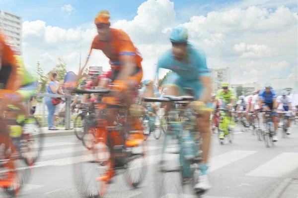Cyclistes de course, Motion Blur — Photo