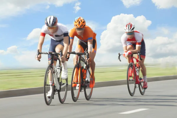 Bisikletçiler yarış, Hareket Bulanıklığı