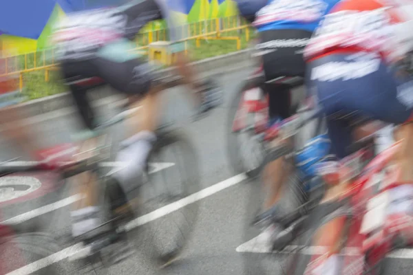 Cyclistes de course, Motion Blur — Photo