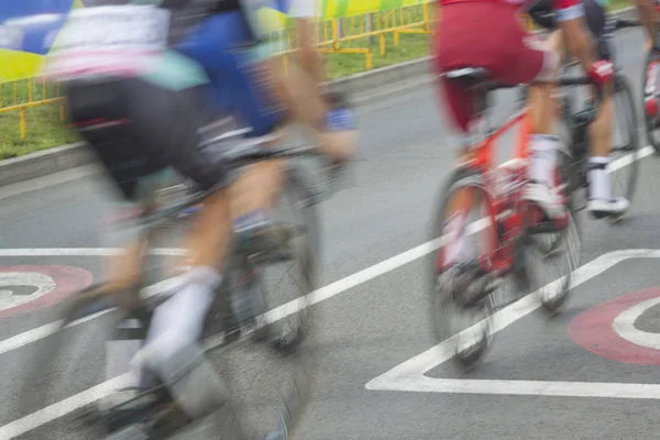 Cyclistes de course, Motion Blur — Photo