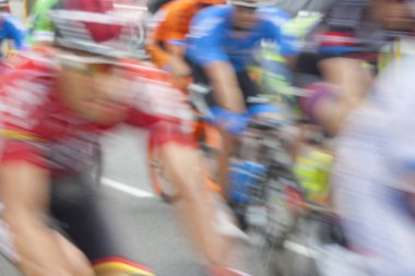 Bisikletçiler yarış, Hareket Bulanıklığı