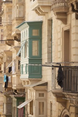 Malta Valletta, geleneksel balkon