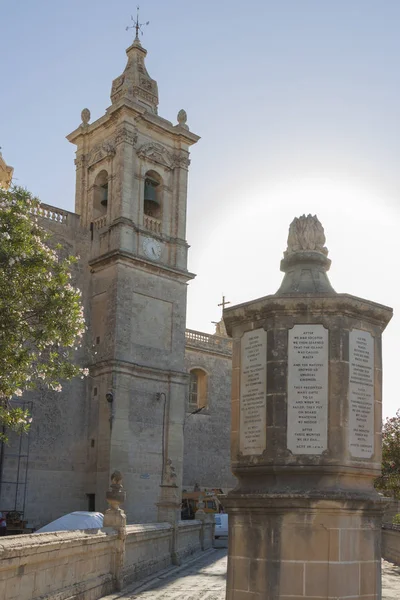Malta, Rabat, Katedra — Zdjęcie stockowe