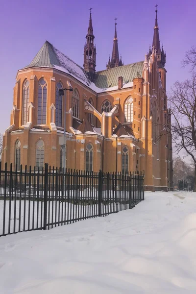 Poland, Radom, Cathedral, Winter