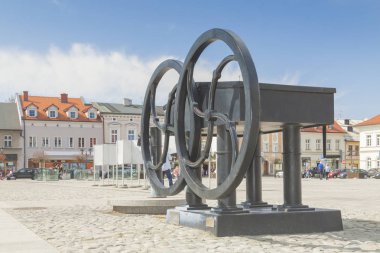Polonya, Malopolska, Oswiecim, Pazar Meydanı