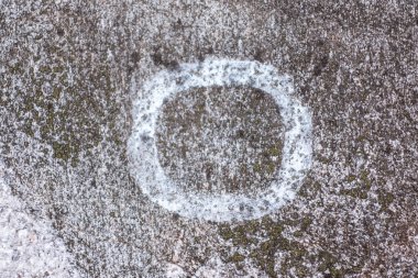 Nykping, İsveç yakınındaki Tunç Çağı geri kalma petroglif