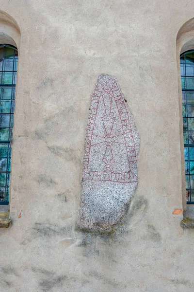 Heda kyrka runstenar — Stockfoto