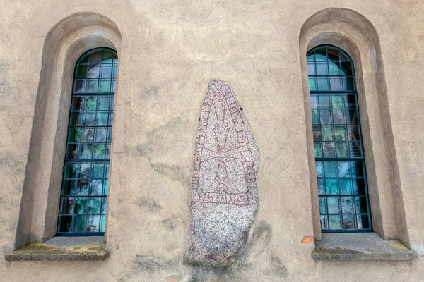 Heda church runestones — Stock Photo, Image