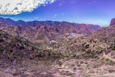Valle hermoso, la gomera, İspanya