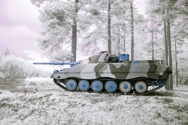 Schwedischer Panzerzerstörer Ikv — Stockfoto