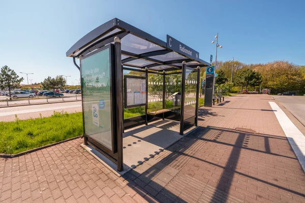 Göteborg Sveç Mayıs 2020 Göteborg Otobüs Durağı — Stok fotoğraf