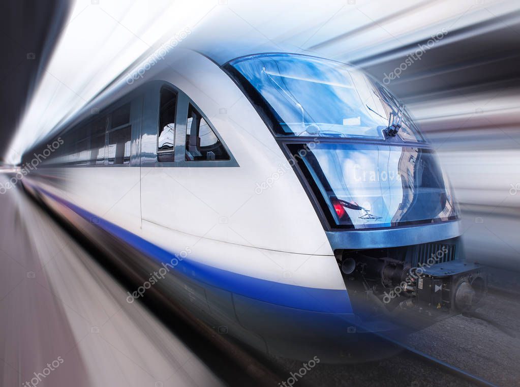 fast train arriving