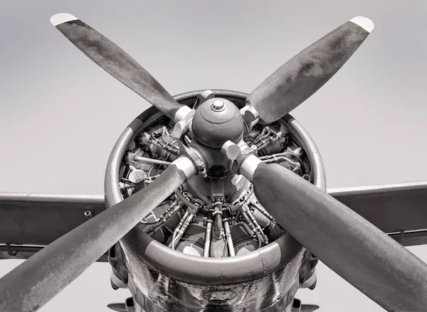 Propeller eines Flugzeugs — Stockfoto