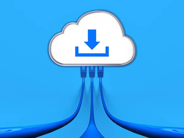 Cloud computing bakgrund — Stockfoto
