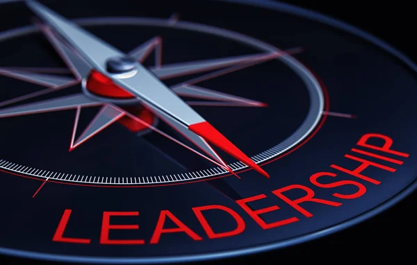 Πυξίδα ηγεσία έννοια — Φωτογραφία Αρχείου