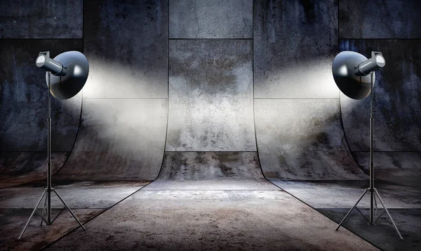 Fundal studio beton — Fotografie, imagine de stoc