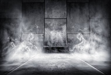 arka plan beton ile yapılan