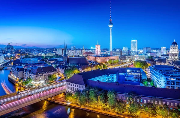 De skyline van de Berlijn — Stockfoto