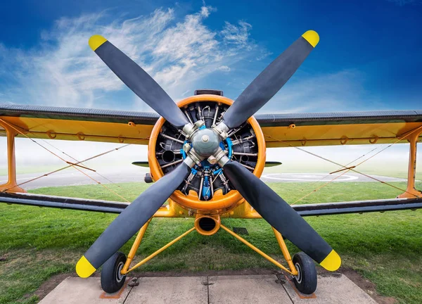 propeller of an biplane
