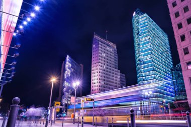Berlin, Potsdamer Platz Gecesi